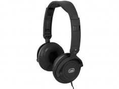 Casti audio over-ear cu fir, DJ 605 M, microfon, negru, Trevi foto