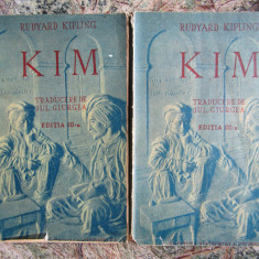 R.Kipling - KIM - vol.1 si 2 ,interbelica ,Ed.Nationala Ciornei
