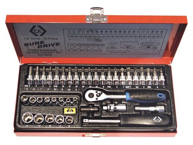 Set Chei Tubulare Hexagonale Oțel 1/4