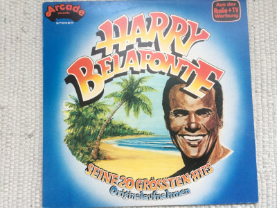 Harry Belafonte seine 20 Gr&amp;ouml;ssten Hits disc vinyl lp muzica latino mambo calypso foto