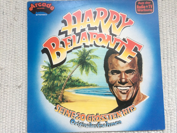 Harry Belafonte seine 20 Gr&ouml;ssten greatest Hits best of disc vinyl lp muzica latino mambo calypso pop VG+