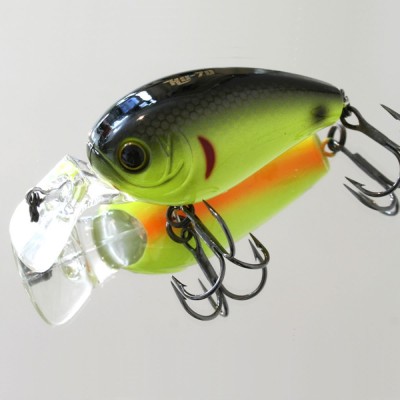 Vobler Hide Up HU-70 F, 09 Black Back Chart, 6cm, 8.6g foto