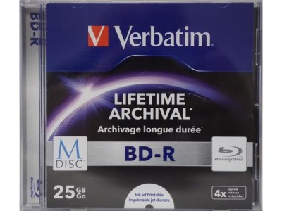 Verbatim M-DISC BD-R 4X 25 GB INKJET PRINTABLE foto