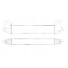 Radiator intercooler Nrf 30140A