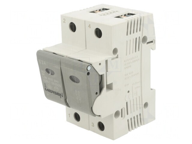 Separator cu Fuzibil 63A Siguranță D02 -20&divide;60&deg;C