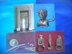 HOPCT LOT 2503 EXPONATE MUZEU-CLUJ NAPOCA -jud CLUJ -4 CARTI POSTALE-NECIRCULATE