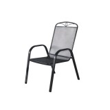 Cumpara ieftin Scaun Gradina Metalic Hecht Navassa, 120kg, Gri, 56x72x99.5cm