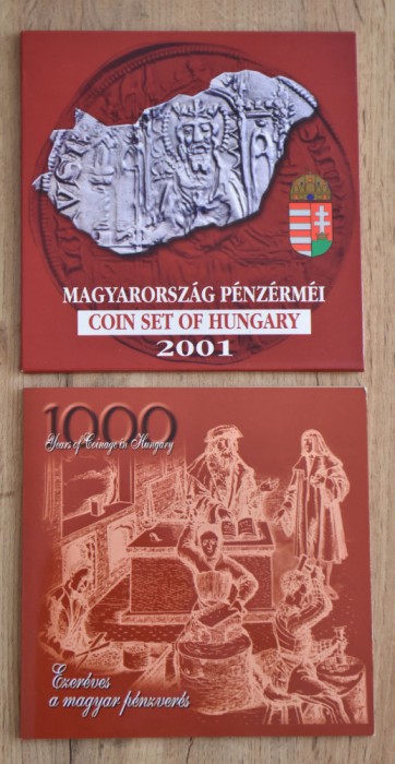 Set monetarie Ungaria 2001 (doar folder)