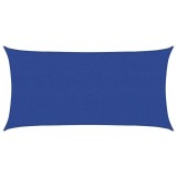 Cumpara ieftin Panza parasolar, albastru dreptunghiular 2,5x5 m HDPE 160 g/m&sup2;