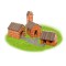 Set de construit din caramizi in miniatura - Casute rurale