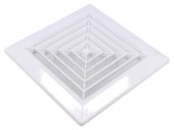 Accessories: ventilation grille white Body dim: 174x174x35mm
