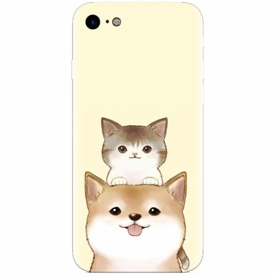 Husa silicon pentru Apple Iphone 5c, Two Cat foto