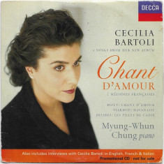 CD Cecilia Bartoli, Myung-Whun Chung ‎– Chant D'Amour - Mélodies Françaises