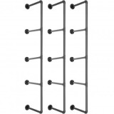 Set 3 suporturi pentru rafturi Vivatechnix Industrial, 34 x 136 cm, capacitate 100 kg, fara blaturi