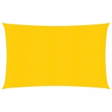 Gossi panza parasolar, galben dreptunghiular 5x7 m, hdpe, 160 g/m2