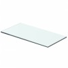 VidaXL Raft din sticlă transparentă, 40 x 15 cm