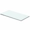 vidaXL Raft din sticlă transparentă, 40 x 15 cm