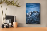 Tablou Canvas Peisaj Montan cu Cer Deschis, 26 x 39 cm, CMCLASS