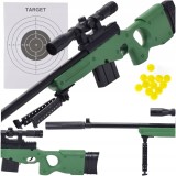 PUȘCĂ CU BILUȚE LASER SIGHT AWP JUCĂRIE PENTRU COPII