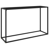 Cumpara ieftin Masa consola, negru, 120x35x75 cm, sticla securizata