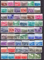 Turcia 1958/59/60 vederi orase - complet 134 valori MNH w62 foto