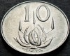 Moneda EXOTICA 10 CENTI - AFRICA DE SUD, anul 1965 * cod 4760