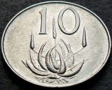 Moneda EXOTICA 10 CENTI - AFRICA DE SUD, anul 1965 * cod 4760
