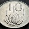 Moneda EXOTICA 10 CENTI - AFRICA DE SUD, anul 1965 * cod 4760