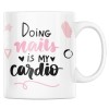 Cana alba personalizata &quot;Doing nails is my cardio&quot;, INOVATIX&reg;. 330ml, Oem