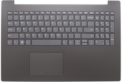 Carcasa superioara cu tastatura palmrest Laptop, Lenovo, IdeaPad 320-15ABR Type 80XS, 5CB0N86581, gri, layout US foto
