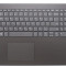 Carcasa superioara cu tastatura palmrest Laptop, Lenovo, IdeaPad 320-15ISK Type 80XH, 5CB0N86581, gri, layout US