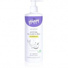 BELLA Baby Happy Sensitive gel de duș pentru corp și păr pentru copii 400 ml