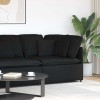 VidaXL Modul de colț pentru canapea modulară cu perne, negru, 100 cm