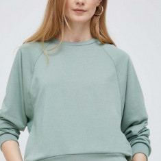 GAP bluza femei, culoarea verde, neted