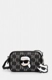 Karl Lagerfeld poseta culoarea negru, 246W3066