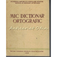 Mic Dictionar Ortografic