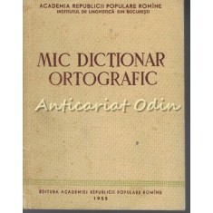 Mic Dictionar Ortografic