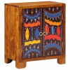 VidaXL Bufetă multicolor 50x35x60 din lemn masiv de salc&acirc;m 4016498