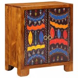 vidaXL Bufetă multicolor 50x35x60 din lemn masiv de salc&acirc;m