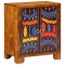 vidaXL Bufetă multicolor 50x35x60 din lemn masiv de salc&acirc;m 4016498