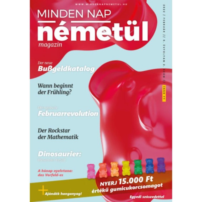 Minden Nap N&eacute;met&uuml;l - 2022. febru&aacute;r - 6. &eacute;vfolyam 2. sz&aacute;m
