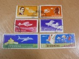 RPR Romania Aviatie Aurel Vlaicu Poșta Aeriană Lot 6 Mărci -A771
