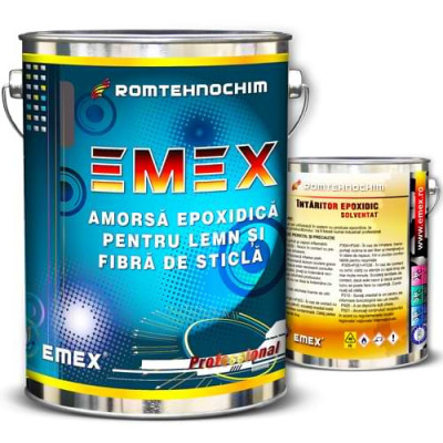 Pachet Amorsa Epoxidica Solventata &amp;ldquo;Emex&amp;rdquo; - Bid. 3 Kg + Intaritor - Bid. 0.75 Kg foto