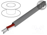 Cablu Alpha Wire C&amp;C 3x22AWG neecranat 300V 305m