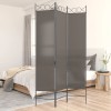 VidaXL Paravan de cameră cu 3 panouri, antracit, 120x200 cm, textil