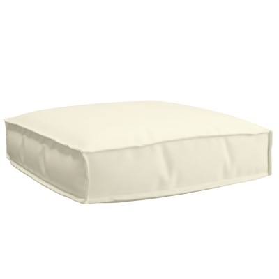 vidaXL Pernă pentru șezut din paleți Crem 60 x 60 x 12 cm 42001490 foto