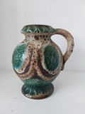 Vaza ceramica vintage Scheurich D&uuml;mler und Breiden Fat Lava Mid Century Modern