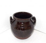 Vaza cu anse ceramica smaltuita hand made - Arabesque 3 - Laholm Keramik, Suedia