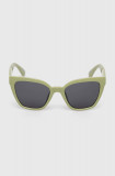 Vans ochelari de soare copii femei, culoarea verde VN0A47RHW0I1-Fern