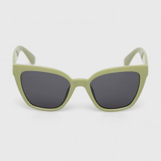Vans ochelari de soare copii femei, culoarea verde VN0A47RHW0I1-Fern